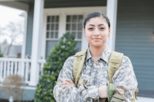 Dishcarged Female Soldier