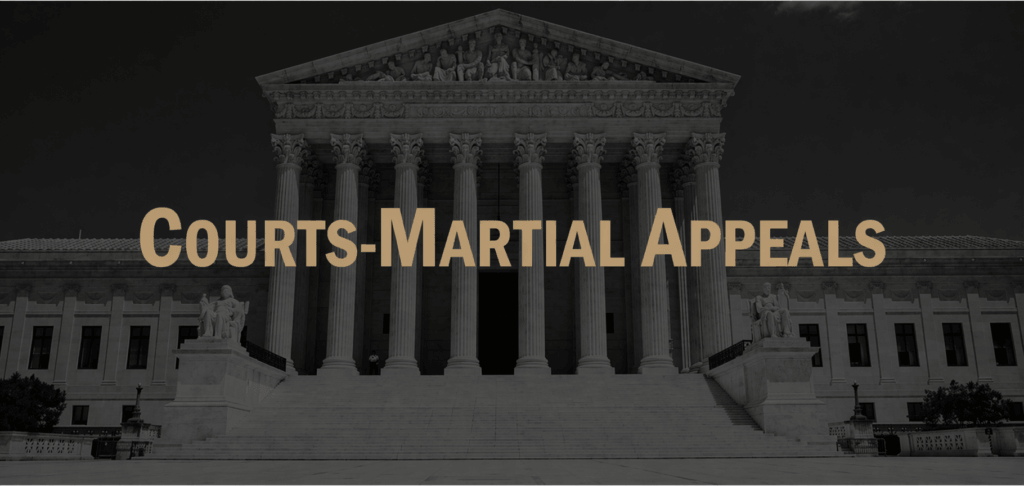 Courts-Martial Appeals